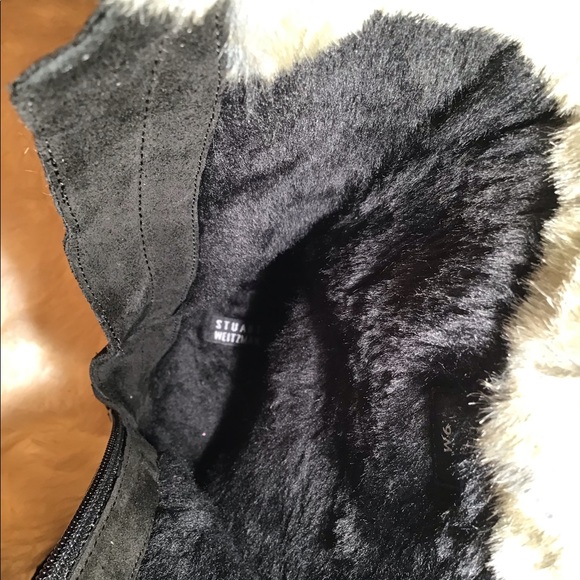 Stuart weitzman black faux suede boots size 9 - Picture 8 of 8